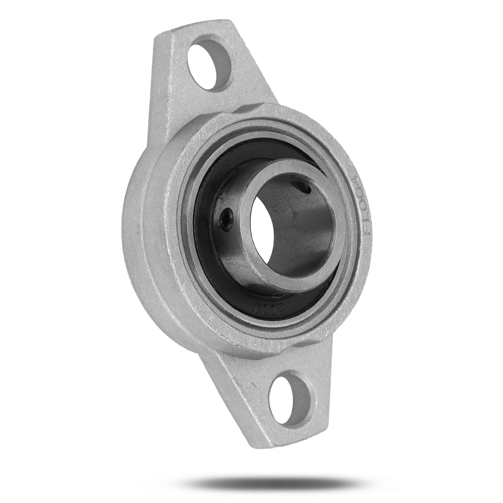 Fdit 20mm Zinc Aluminum Alloy Pillow Block Flange Bearing, KFL004 Self-Alignment Rhombic Mounted Bearing