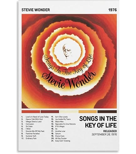 Amazon.com: Stevie Wonder Poster, Soul, Funk, Jazz, R&B, Art Print
