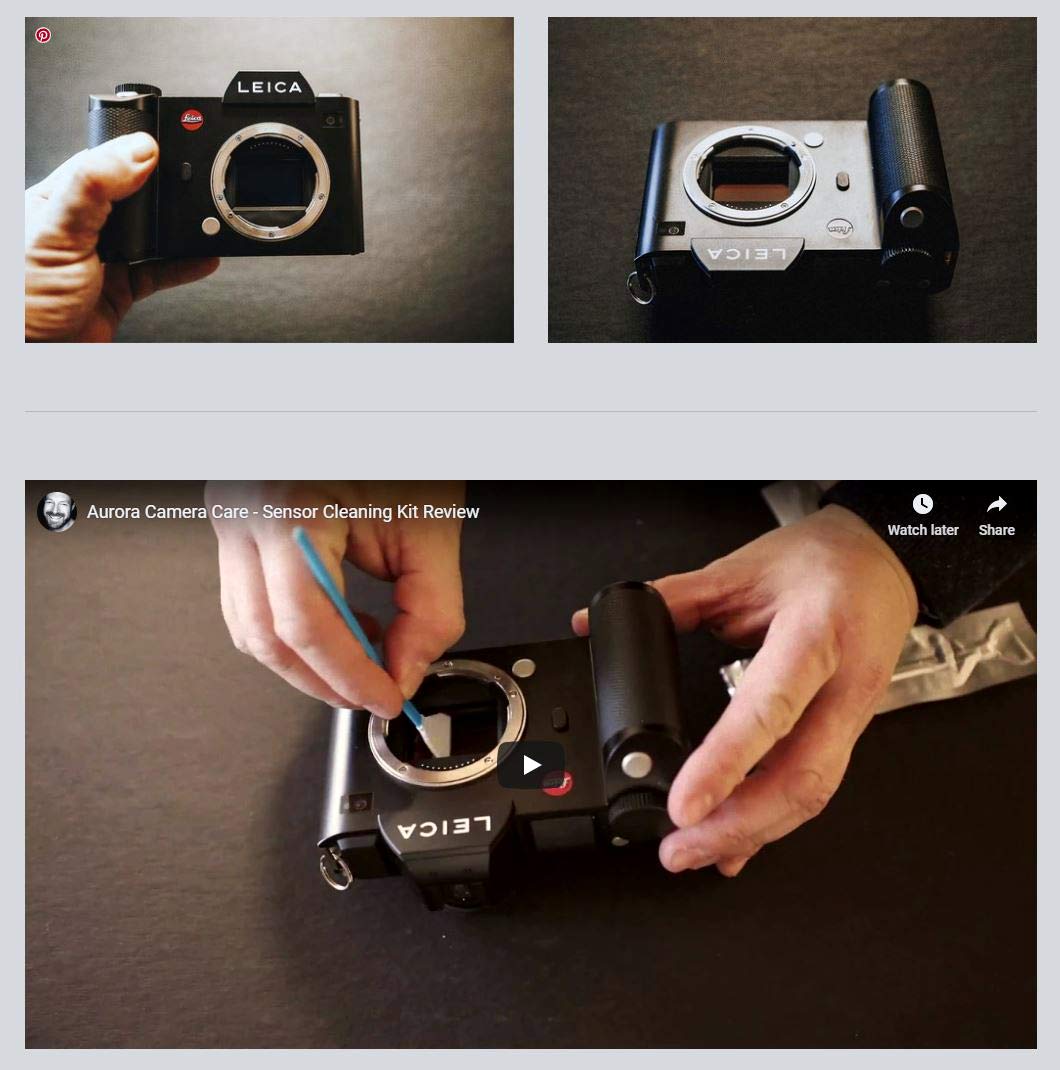 Aurora - Kit de Limpieza para cámara (Marco Completo): Amazon.es ...