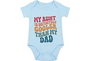 listery Aunt Cool Than Dad Baby Boy Clothes infant Unisex Funny Baby Girl Baby Bodysuit 0-12 months