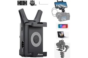Accsoon CineView Nano Wireless HDMI Video Transmitter Video Transmission Systems, 10180P 5G WiFi 500ft Range 60ms Latency, 4 