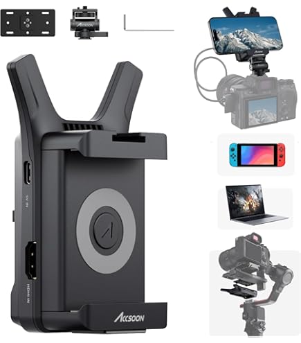 値下げ　Accsoon CINEVIEW HE デュアルバンド Accsoon CineView HE HDMI Dual-Band Wireless Camera Transmitter and