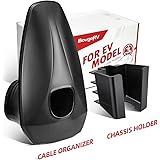 BougeRV for Tesla Charging Cable Organizer, Wall Mount Connector Holder, Charger Cable Holder with Chassis Bracket, fits Tesl