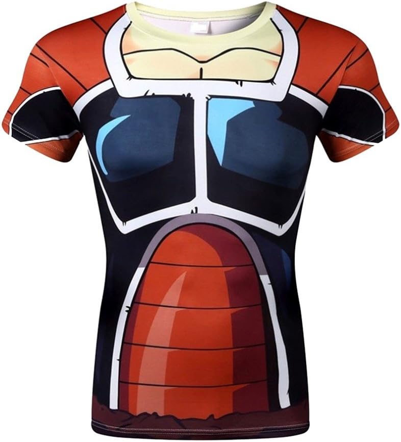 Cosplay Anime Broly Dragon Ball Z 3D Sport Fitness Gym T-Shirt (Size L)
