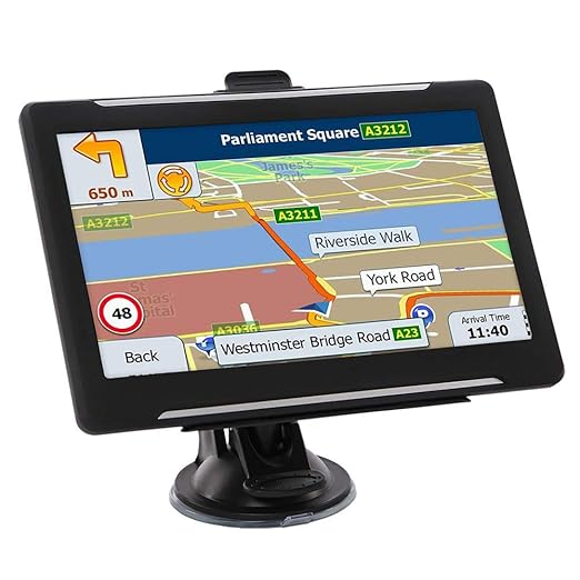 LHNA Bluetooth Navegador GPS Navegación con Pantalla táctil ...