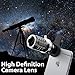 Smartphone Camera Lens Kit, 12x Zoom Telephoto Lens with 0.45X Wide Angle Lens + 15X Super Macro Lens With Clip For iPhones, Samsung, HTC Camera Phones (Black)