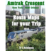AMTRAK CRESCENT: ROUTE MAP FOR YOUR TRIP book cover AMTRAK CRESCENT: ROUTE MAP FOR YOUR TRIP book cover