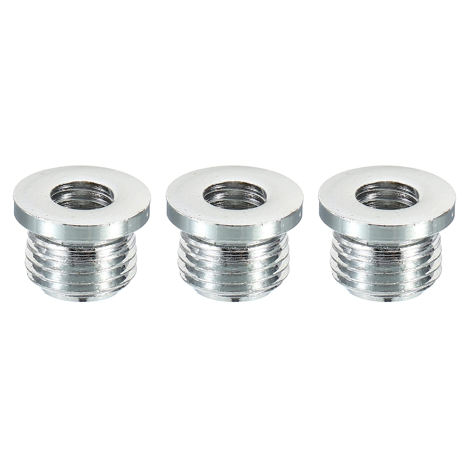 PATIKIL Gooseneck Tube Connection Thread, 3 Pack M10 Male to M6 Fine Thread Female Conversion Nut Gooseneck Hose Adapter for Microphone Gooseneck Hose Adapter