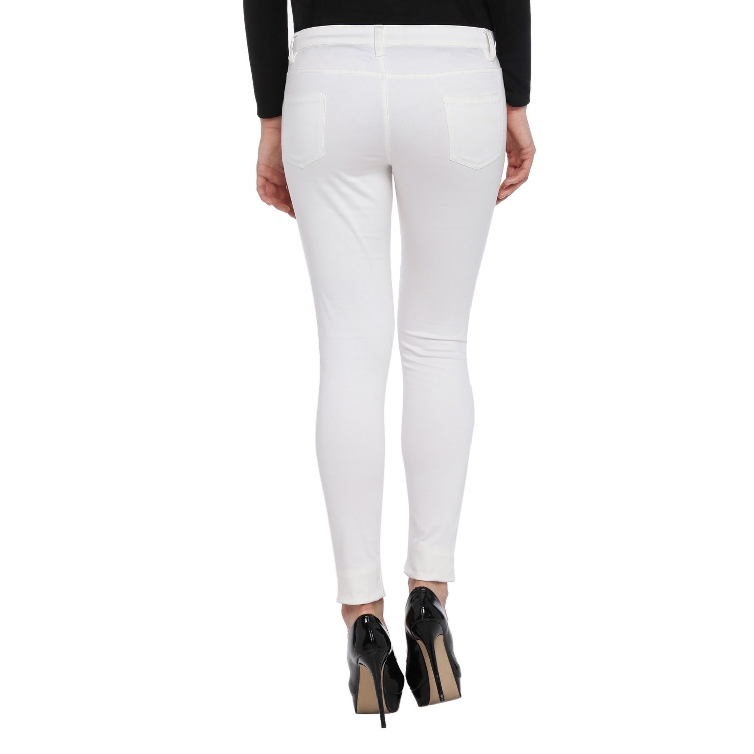 annabelle by pantaloons women's solid pant