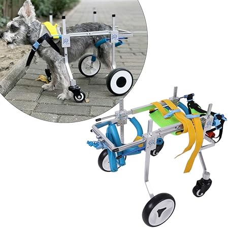 Amazon Xuuyuu 犬用4輪歩行器 車椅子 補助輪 犬後肢補助 老犬介護 調節可能 歩行補助 軽量 耐摩擦 耐久 室内 ドッグ キャットウォークカー 歩行器 Xs Xuuyuu カート 通販
