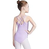 Daydance Toddler Kids Girls Camisole Leotards for Ballet, Double Breast Dance Bodysuit