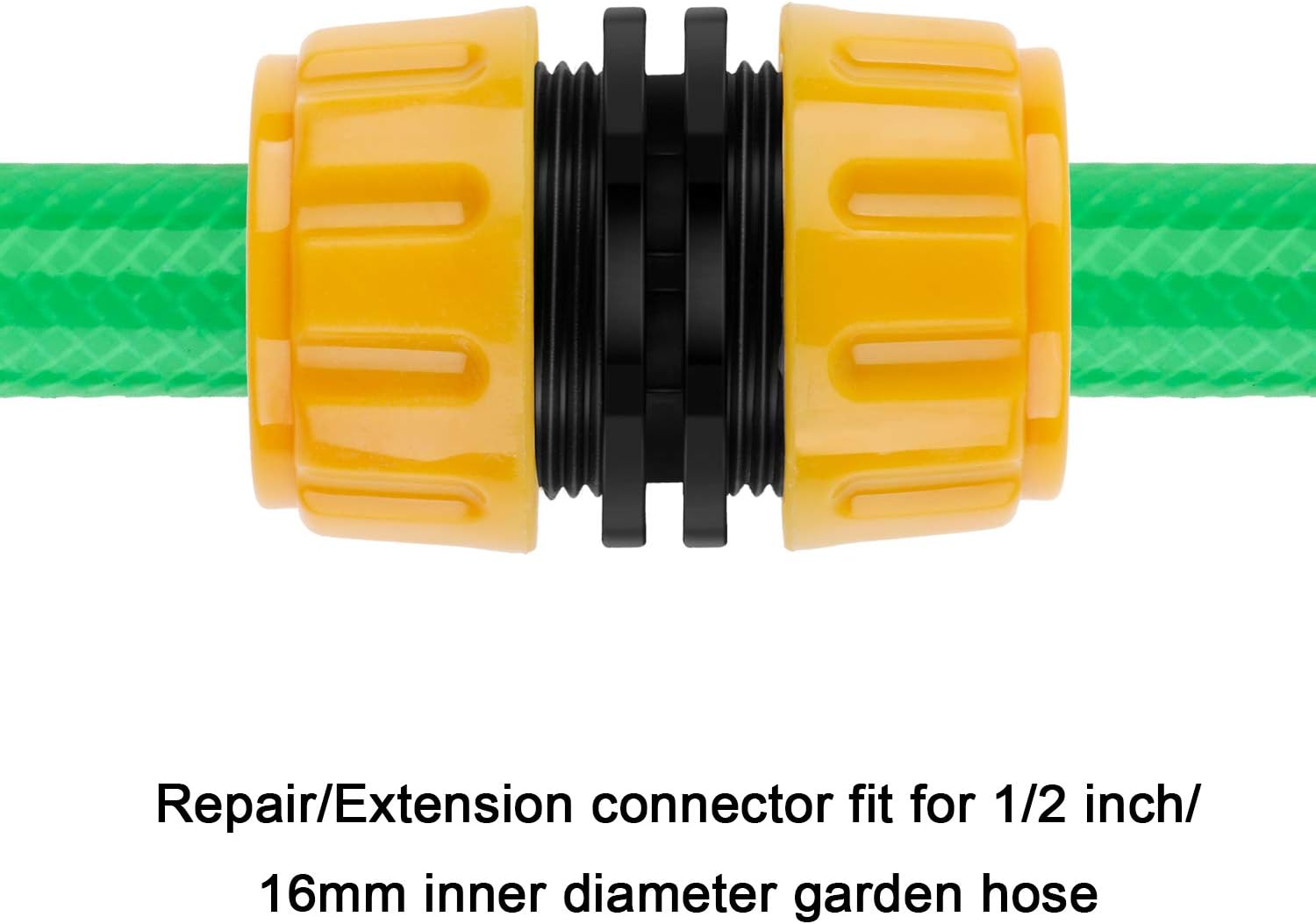 6 Pack Plastic Hose Repair Connector, Quick Fix Extend Connector for 1/
