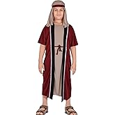 A2Z 4 Kids Boys Xmas Nativity Joseph Costume Shepherd Townspeople Villager Innkeepers Costume Christmas Play Fancy Dress