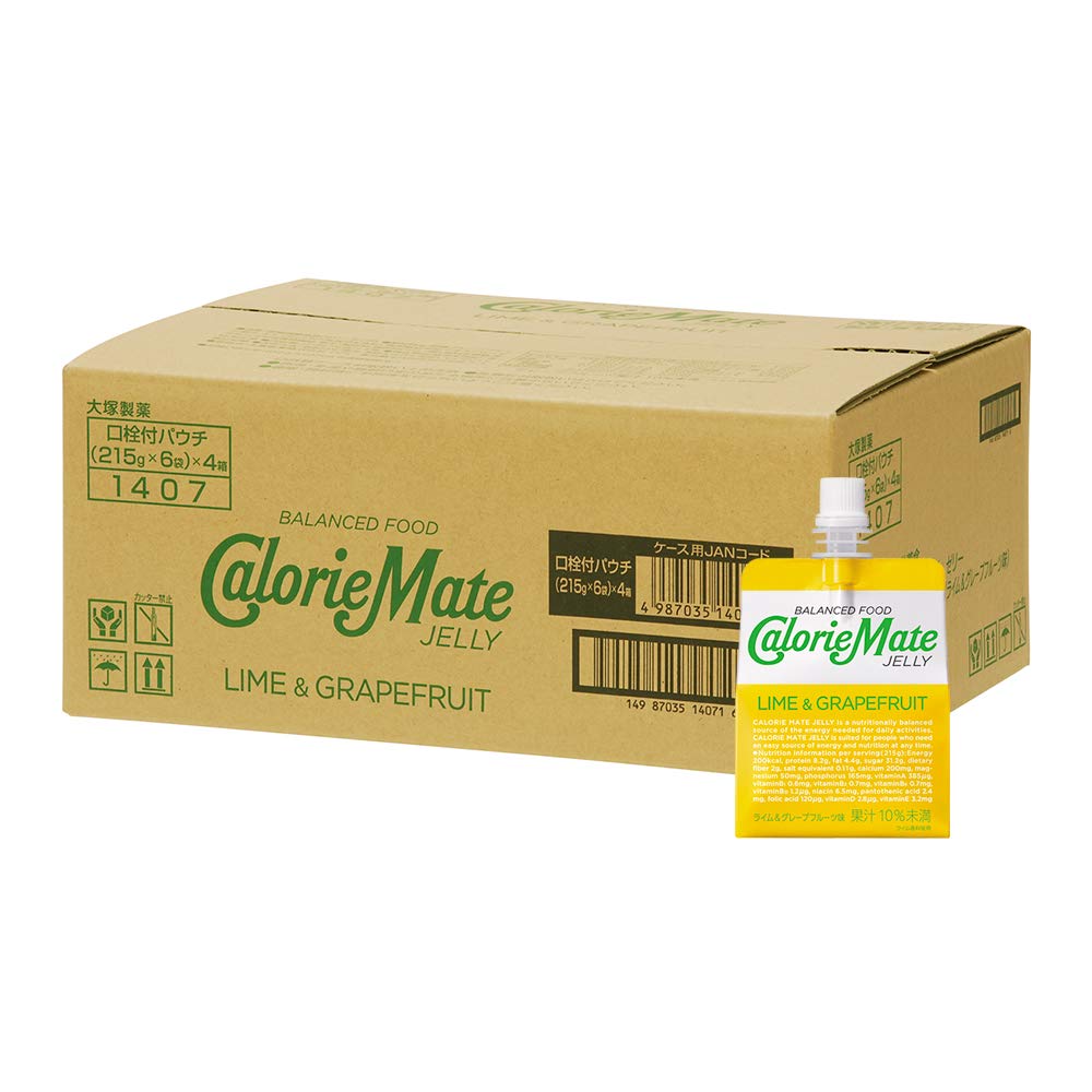 大塚製薬 カロリーメイト ゼリー ライム&グレープフルーツ味 215g×24袋商品画像