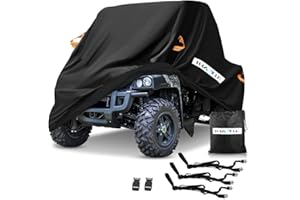 HAYCOVER UTV Cover, Waterproof Heavy Denier Oxford Cloth Material for Polaris RZR Yamaha Rhino Can-Am Defender Honda Pioneer Kawasaki Mule Teryx 2-3 Passenger Single Row seat