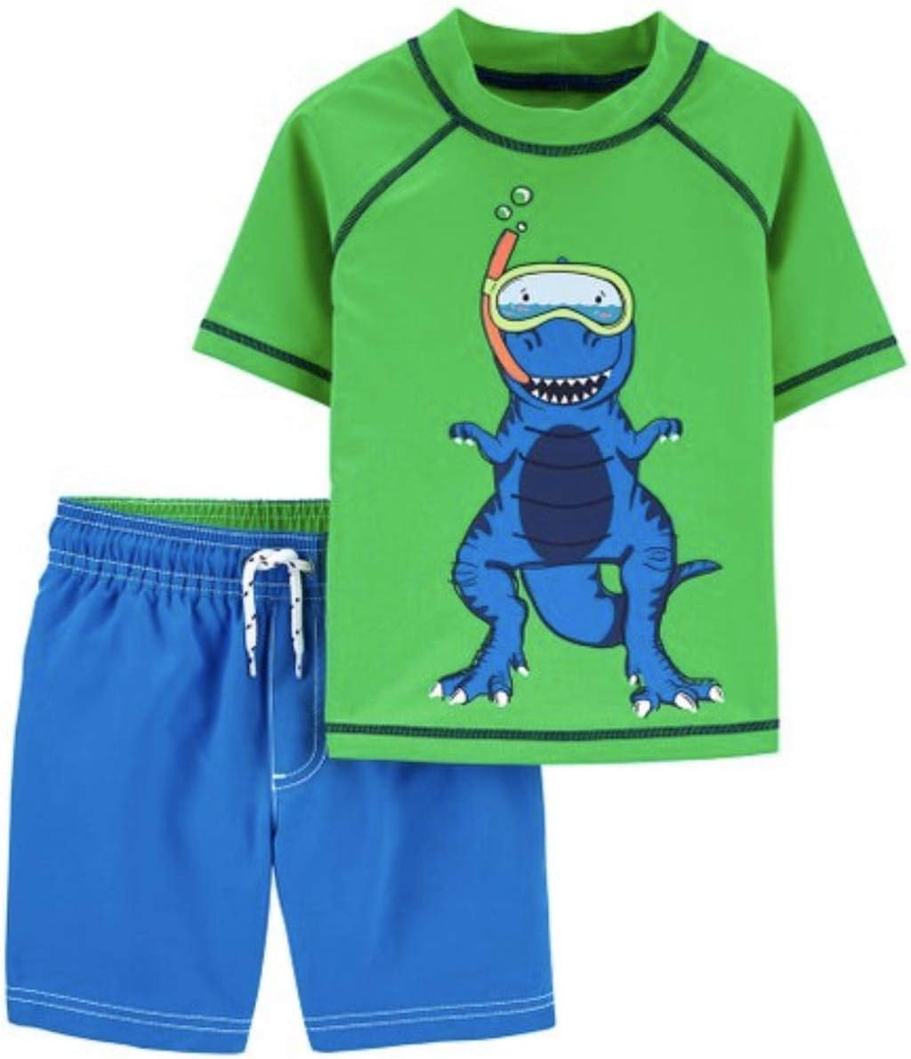 Carter's BabyBoys Rashguard Swim Set Fashion