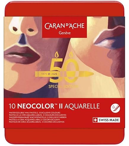 Amazon.com: Caran d'Ache Classic Neocolor II Water-Soluble