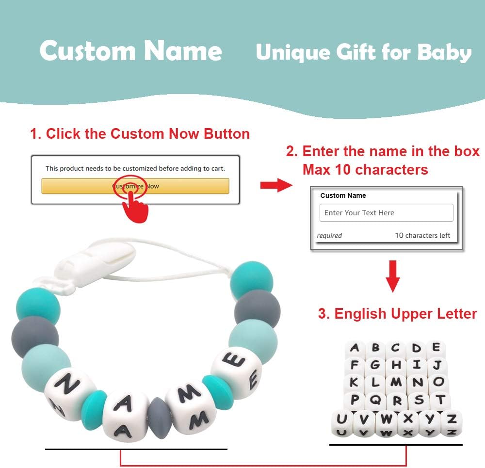 personalised baby teethers