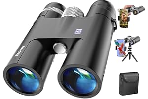 BEDENY 18x50 HD Binoculars for Adults with Upgraded Phone Adapter, Tripod and Tripod Adapter - Large Eyepiece Waterproof Binoculars for Bird Watching - High Powered Easy Focus Binoculars for Hunting Travel