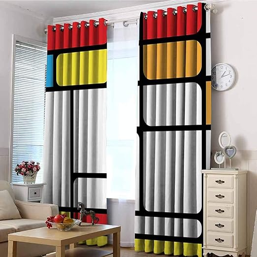 Amazon Com Vividx Living Room Bedroom Window Curtains Modern