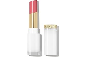 Revlon Super Lustrous Glass Shine Balm, Hydrating Tinted Lip Balm with Hyaluronic Acid, Aloe & Rose Quartz, Medium Pink Lipst