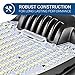 Hyperikon LED Shoebox Light Bulb, 95W Rotatable Outdoor Street Lighting, E39 Large Mogul, 100-277V, 11400 Lumens, UL, DLC, Crystal White