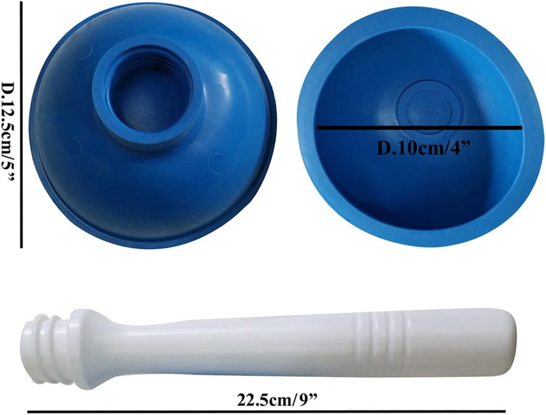 Condello Casa Small Plunger Pump Liquid Plumber Clog Remover Cleaner