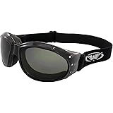 Global Vision Eliminator Padded Motorcycle Riding Goggles Anti-Scratch (Smoke)