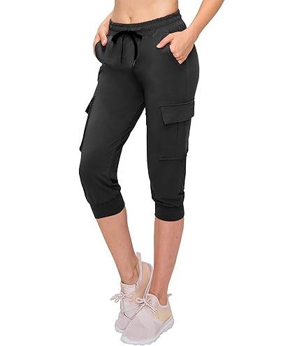 Cargo Shorts Women Jinhomg Women's Plus Capri Leggings High Waist