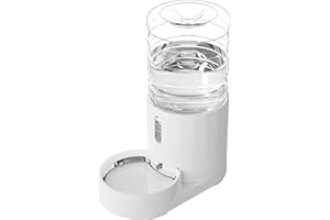 CZPET 4L Pet Water Dispenser Without Electricity Unplugged Automatic Water Bowl Dispenser Gravity Water Dispenser for Cats Water Self Feeder Dog Fountain Dogs Bowl Bottles for Kitten Puppy