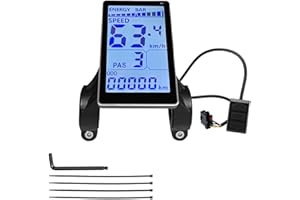 Electric Bicycle LCD Screen 24V 36V 48V 60V, Compatible Fit for Ridstar Q20 H20 H26 Pro LCD Screen