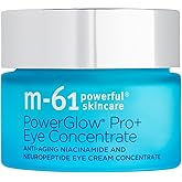m-61 PowerGlow Pro+ Eye Concentrate | Super Strength Eye Cream Concentrate With BHAs, AHAs, and Niacinamide. To Firm and Brighten - 0.5 Fl Oz