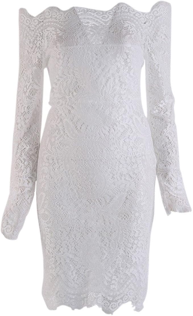 off shoulder pencil gown