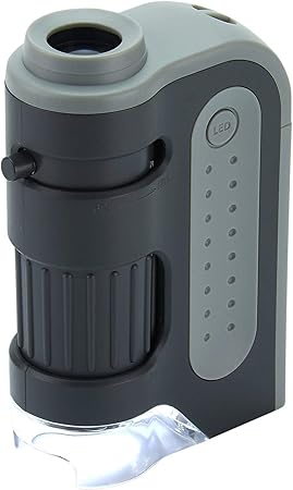 Carson MicroBrite Plus Microscope de Poche éclairé à LED 60 x 120 ...