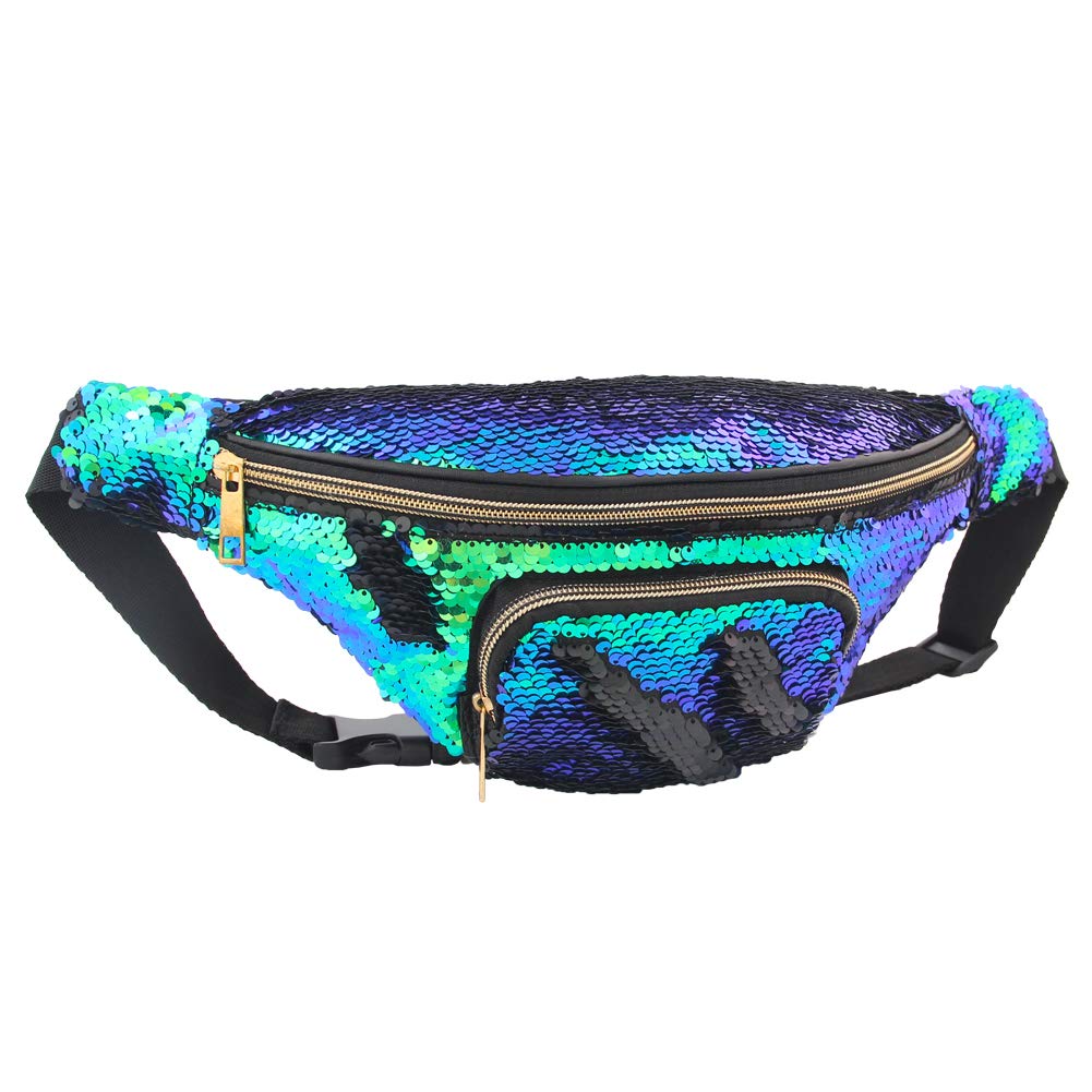 mermaid sequin fanny pack