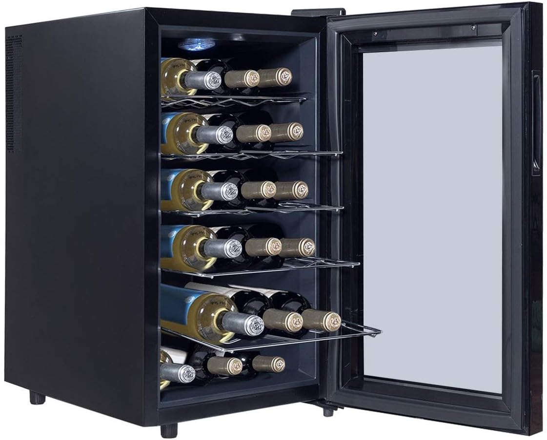 18 Bottle Freestanding Thermoelectric Wine Cooler New Perfect Beautiful Classic Elegant Useful CHOOSEandBUY