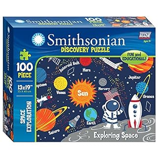 Smithsonian 100-piece 13″ x 19″ Space Exploration Discovery Puzzle