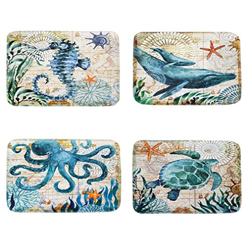Non-Slip Shaggy Carpet Soft Water Absorbent Pad Area Rug Mat Bath Mat Water Absorbent Pad Soft Anti-skid Carpet Living Room Bedroom Shaggy Carpet (C, Size: about 40x60cm)