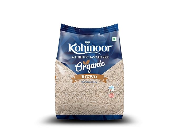 Kohinoor Organic Brown Authentic Basmati Rice, 500gm Amazon.in