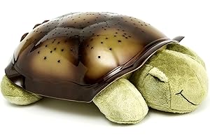 Cloud b Calming Nightlight Star Projector | Gentle Brightness | 3 Colors | 8 Constellations | Auto-Shutoff | Twilight Turtle Green