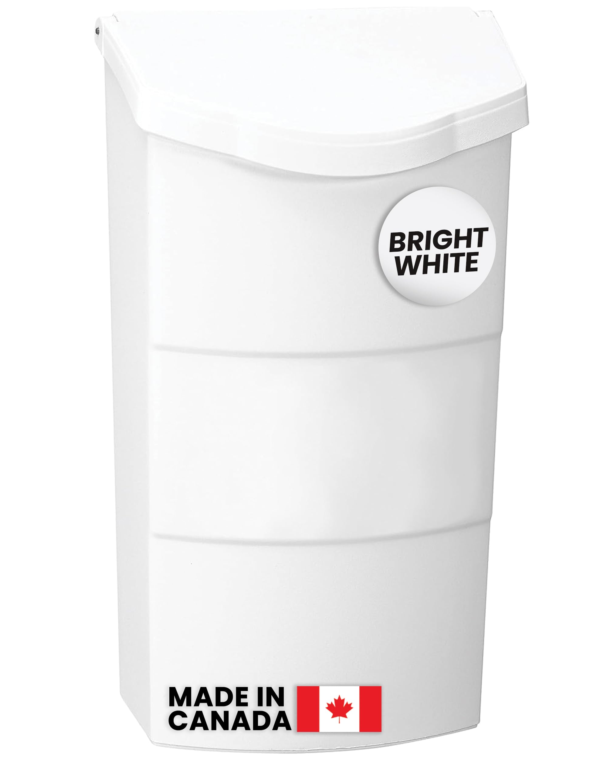 Photo 1 of Small Plastic Mailbox for Outside Porch, Easy to Install Wall Mount, Lightweight, Heavy Duty, Rustproof, Maintenance-Free Vertical Mail Box for House - 8.25” x 4” x 13.75” (Bright White)