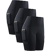 NELEUS Women's 8" Biker Shorts High Waist Tummy Control Workout Running Shorts for Gym Yoga