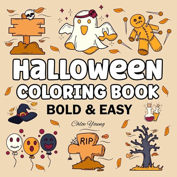 Bold And Easy Cake Ausmalbuch – Große Motive Mit Dicken Linien Für Erwachsene & Kinder | 21,6×21,6cm, Einseitig Bedruckt