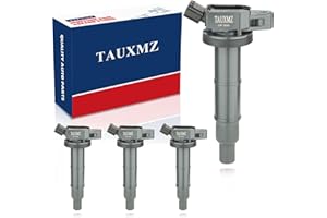 TAUXMZ Ignition Coils Pack Set of 4, UF333 Coils fit for Toyota 02-10 Camry, 01-08 Rav4, 02-06 Solara, 01-07 Highlander, 05-10 for Scion tC, 10-12 for Lexus HS250h L4 2.4L, OE# UF494 IC463 C1330