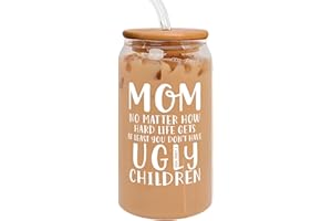 KORUBIA Gifts for Mom from Daughter, Son, Kids - Mom Gifts, New Mom Gifts for Women, Mother Gifts, Mama Gifts - Mothers Day Gifts for Mom - Mom Birthday Gifts, Birthday Gifts for Mom - 16 Oz Can Glass