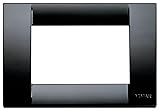 VIMAR Classic Plate, 3 Positions, Technopolymer Black