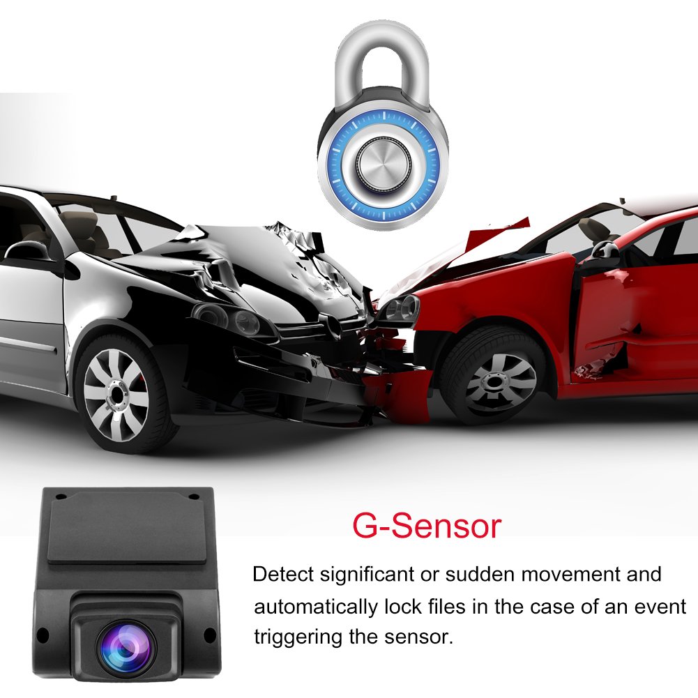 Dash Cam, Senwow Car Camera (32GB SD Card Included) 1296P Super HD Video Recorder 170° Wide Angle Dashboard DVR Camcorder Built-In ADAS LDWS FCWS G-Sensor WDR Loop Recording Night Vision Parking Guard