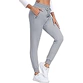 MoFiz Women's Fleece Lined Hiking Pants Water Resistant High Waisted Thermal Joggers Winter Running Sweatpants Zip Pockets