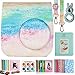 CAIUL Camera Accessories Bundle Compatible with Fujifilm Instax Mini 7s and Polaroid PIC-300, Rainbow Mist