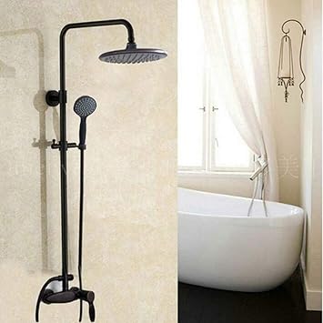 BTBHBI Grifos de Ducha, Mezclador de Grifo de Ducha de latón Macizo de